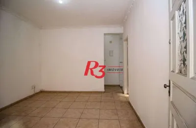 Apartamento com 2 quartos à venda, 72 m² por r$ 320.000 - marapé - santos/sp