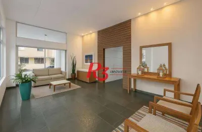 Apartamento à venda, 110 m² por r$ 1.300.000,00 - boqueirão - santos/sp