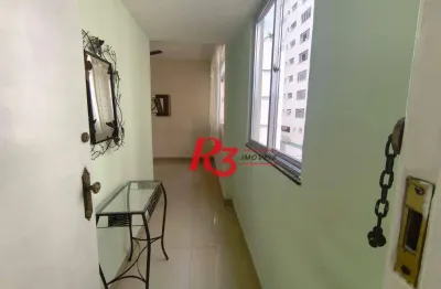 Apartamento à venda, 95 m² por r$ 440.000,00 - josé menino - santos/sp