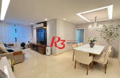 Apartamento à venda, 145 m² por r$ 1.350.000,00 - pompéia - santos/sp