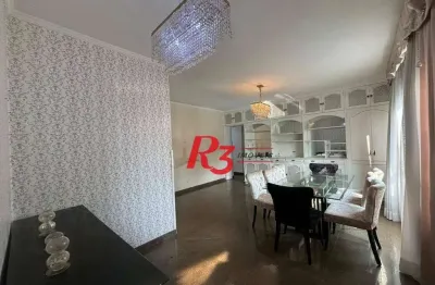 Apartamento com 3 quartos à venda, 123 m² por r$ 800.000 - pompéia - santos/sp