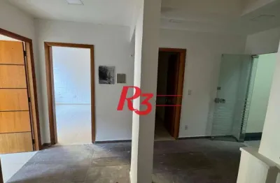 Sala para alugar, 39 m² por r$ 3.000,00/mês - centro - santos/sp