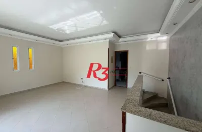 Casa com 3 dormitórios à venda, 126 m² por r$ 800.000,00 - marapé - santos/sp