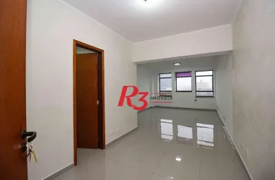 Sala para alugar, 50 m² por r$ 3.000,00/mês - vila matias - santos/sp
