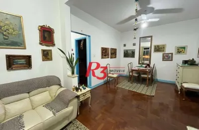 Apartamento à venda, 93 m² por r$ 420.000,00 - pompéia - santos/sp