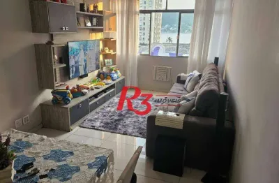 Apartamento à venda, 80 m² por r$ 410.000,00 - centro - são vicente/sp