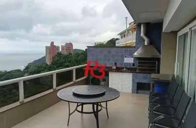 Cobertura à venda, 255 m² por r$ 3.180.000,00 - balneário mar casado - guarujá/sp