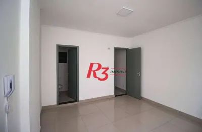 Sala para alugar, 80 m² por r$ 3.200,00/mês - vila matias - santos/sp