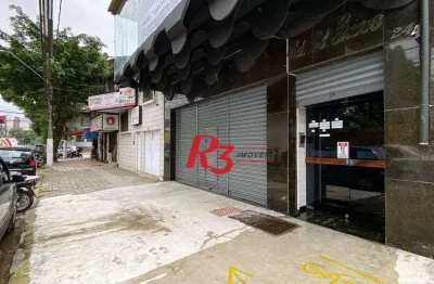 Sala para alugar, 50 m² por r$ 3.000,00/mês - vila matias - santos/sp