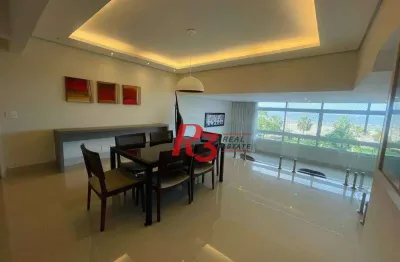 Apartamento à venda, 225 m² por r$ 3.200.000,00 - boqueirão - santos/sp