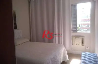 Apartamento com 2 dormitórios à venda, 60 m² por r$ 580.000,00 - ponta da praia - santos/sp