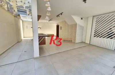 Village com 2 dormitórios à venda, 103 m² por r$ 585.000,00 - vila matias - santos/sp