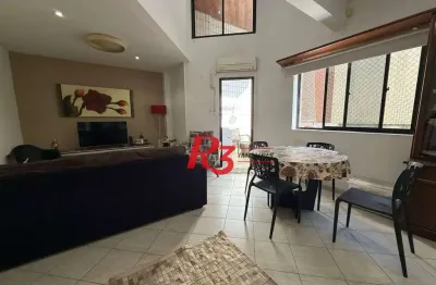 Apartamento duplex à venda, 83 m² por r$ 480.000,00 - ponta da praia - santos/sp