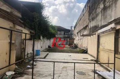 Terreno à venda, 422 m² por r$ 900.000,00 - centro - santos/sp