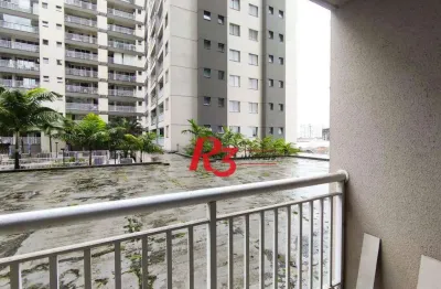 Sala à venda, 48 m² por r$ 310.000,00 - vila matias - santos/sp