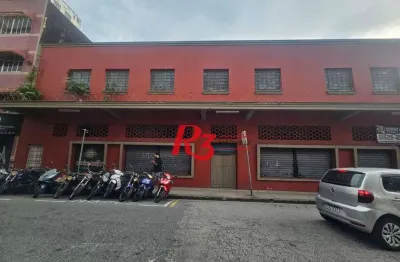 Loja, 442 m² - venda por r$ 1.300.000,00 ou aluguel por r$ 7.708,00/mês - centro - santos/sp