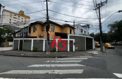 Casa, 177 m² - venda por r$ 2.000.000,00 ou aluguel por r$ 12.002,00/ano - boqueirão - santos/sp