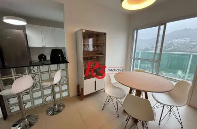 Apartamento duplex com 2 suítes à venda, 88 m² por r$ 960.000 - josé menino - santos/sp
