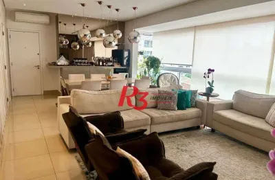 Apartamento à venda, 150 m² por r$ 1.370.000,00 - ponta da praia - santos/sp