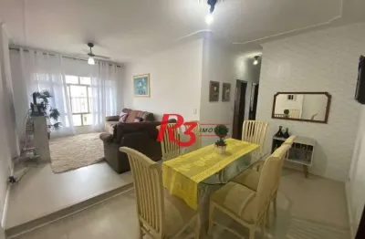 Apartamento à venda, 143 m² por r$ 640.000,00 - campo grande - santos/sp