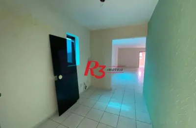 Sala para alugar, 90 m² por r$ 5.000,00/mês - gonzaga - santos/sp
