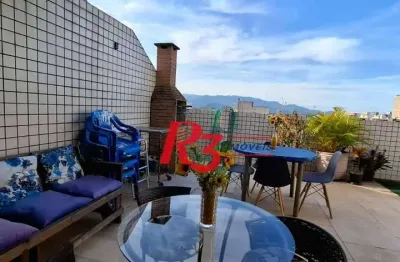Apartamento à venda, 142 m² por r$ 860.000,00 - aparecida - santos/sp