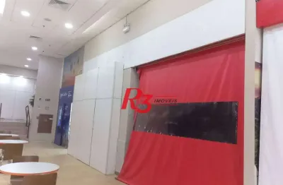 Loja para alugar, 100 m² por r$ 12.000,00/mês - gonzaga - santos/sp
