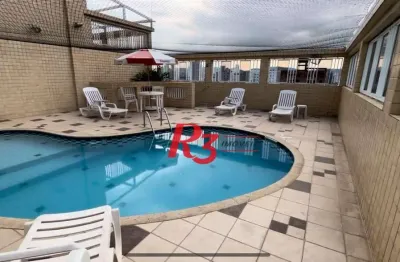 Apartamento com 2 quartos à venda, 90 m² por r$ 750.000 - embaré - santos/sp