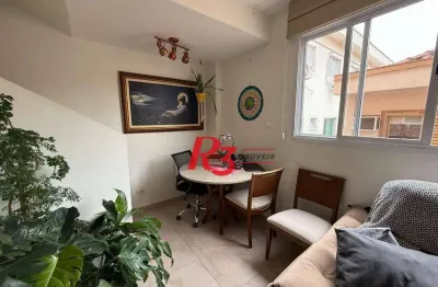 Village à venda, 104 m² por r$ 540.000,00 - vila mathias - santos/sp