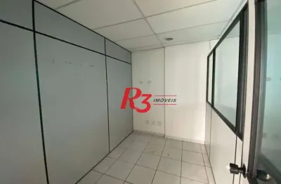Sala comercial com 5 salas para alugar na Avenida Ana Costa, 59, Vila Mathias, Santos