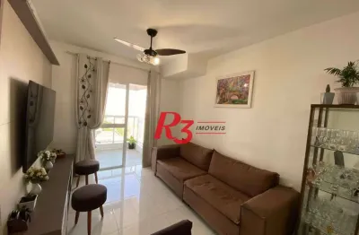 Apartamento à venda, 72 m² por r$ 795.000,00 - embaré - santos/sp