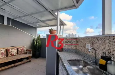 Apartamento à venda, 88 m² por r$ 750.000,00 - aparecida - santos/sp