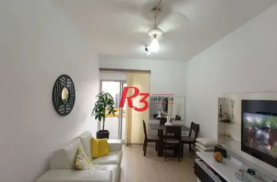 Apartamento com 1 dormitório à venda, 50 m² por r$ 430.000,00 - josé menino - santos/sp