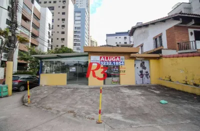 Casa para alugar, 270 m² por r$ 15.000,00/mês - ponta da praia - santos/sp