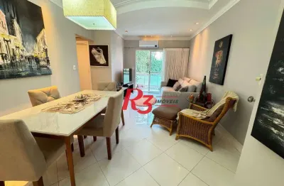 Apartamento à venda, 87 m² por r$ 920.000,00 - gonzaga - santos/sp