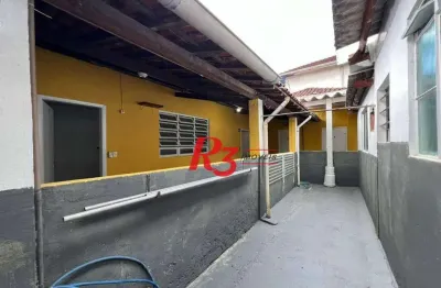 Sobrado para alugar, 301 m² por r$ 7.800,00/mês - vila belmiro - santos/sp