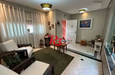 Sobrado à venda, 180 m² por r$ 1.500.000,00 - aparecida - santos/sp