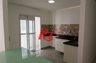 Apartamento com 2 dormitórios para alugar, 70 m² por r$ 4.294,00/mês - embaré - santos/sp
