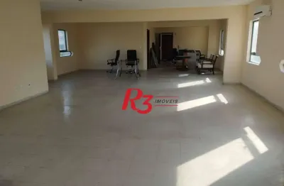 Sala para alugar, 113 m² por r$ 4.500,00/mês - vila mathias - santos/sp
