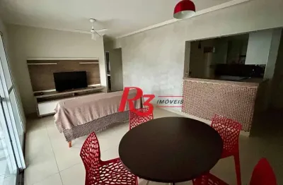 Apartamento com 3 dormitórios para alugar, 96 m² por r$ 7.000,00/mês - vila belmiro - santos/sp