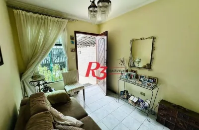 Casa sobreposta à venda 3 quartos suíte 1 vaga boqueirão santos