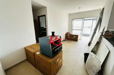 Apartamento, 60 m² - venda por r$ 900.000,00 ou aluguel por r$ 5.900,00/mês - boqueirão - santos/sp