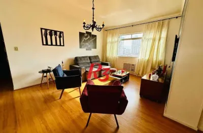 Apartamento com 3 dormitórios à venda, 175 m² por r$ 950.000,00 - gonzaga - santos/sp