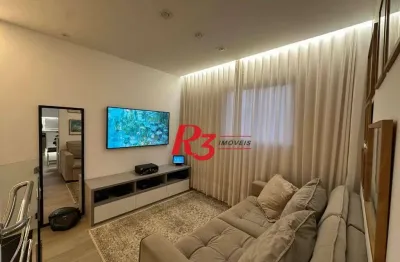 Apartamento duplex à venda, 74 m² por r$ 960.000,00 - boqueirão - santos/sp