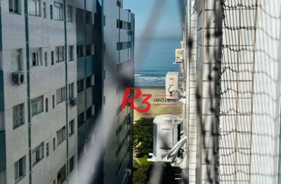 Kitnet com 1 dormitório para alugar, 35 m² por r$ 2.750,00/mês - gonzaga - santos/sp