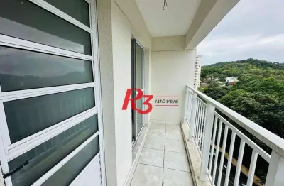 Apartamento à venda, 52 m² por r$ 345.000,00 - morro de nova cintra - santos/sp