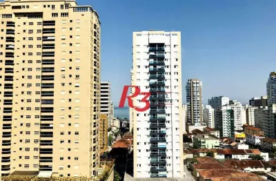 Apartamento para alugar, 102 m² por r$ 8.000,00/mês - aparecida - santos/sp
