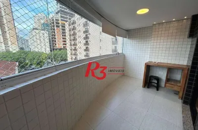 Apartamento à venda, 102 m² por r$ 1.000.000,00 - pompéia - santos/sp