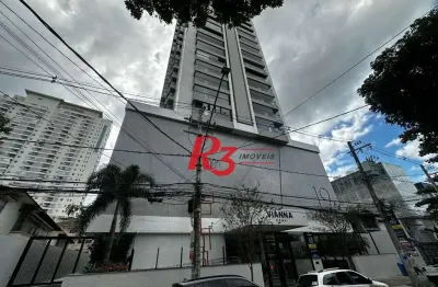 Apartamento para alugar, 54 m² por r$ 6.000,02/mês - boqueirão - santos/sp