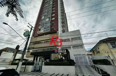 Apartamento com 2 dormitórios à venda, 85 m² por r$ 950.000,00 - marapé - santos/sp